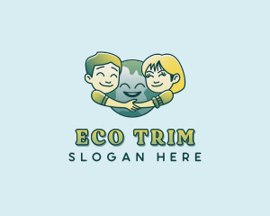 Eco Earth Planet logo design