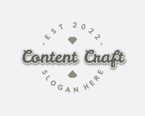 Generic Hipster Cursive logo design