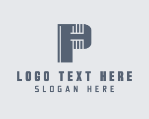Software - Generic Company Letter P logo design