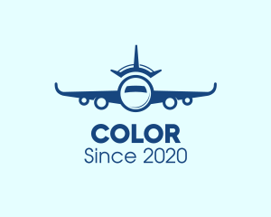 Airport - Travel Airplane Crown logo design