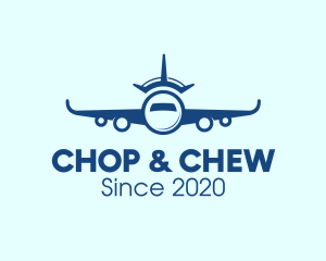 Travel Airplane Crown logo design