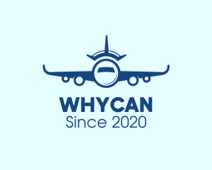 Air Transport - Travel Airplane Crown logo design