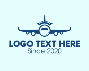 Aircraft - Travel Airplane Crown logo design