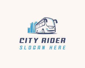 Bus - City Bus Transportation logo design