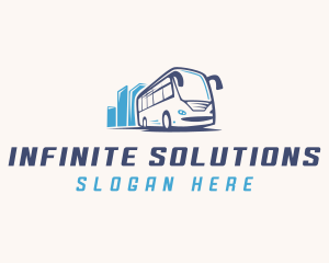 Tour Guide - City Bus Transportation logo design