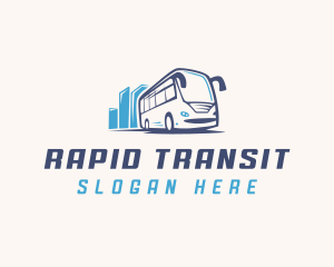 Bus - City Bus Transportation logo design