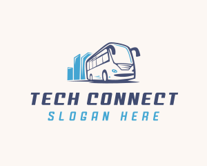 Liner - City Bus Transportation logo design