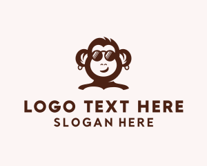 Simian - Monkey Video Game logo design