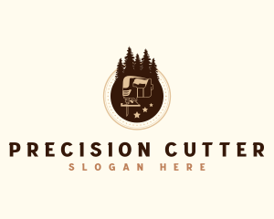 Jigsaw Cutter Hardware logo design