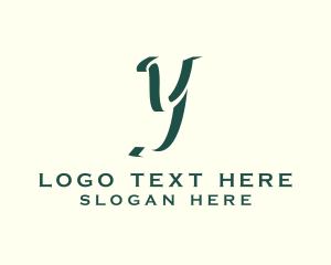 Store - Cursive Business Letter Y logo design