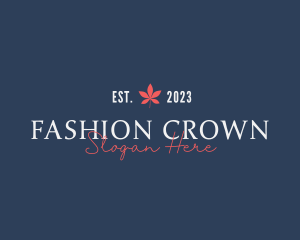 Fashion Business Maple logo design