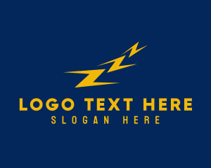 Electricity - Thunder Sleep Letter Z logo design