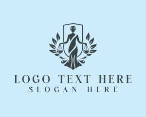 Legal Scale Justice logo design