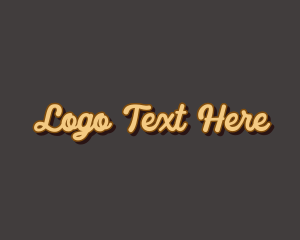 Vintage - Vintage Cafe Wordmark logo design