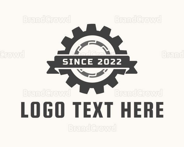 Industrial Mechanic Gear Logo