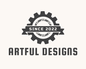 Industrial Mechanic Gear logo design