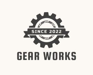 Industrial Mechanic Gear logo design