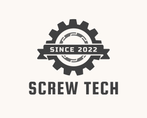 Industrial Mechanic Gear logo design