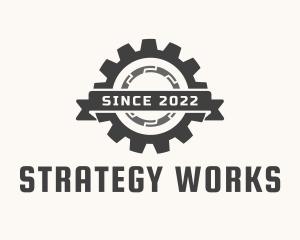 Industrial Mechanic Gear logo design