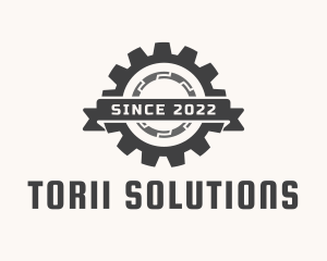 Industrial Mechanic Gear logo design