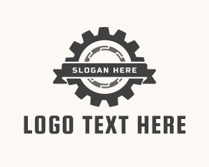 Industrial Mechanic Gear Logo
