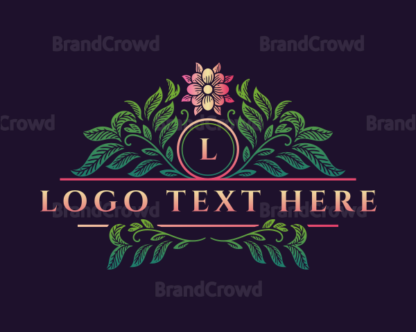 Elegant Floral Decor Logo