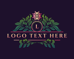 Elegant Floral Decor logo design