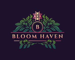 Elegant Floral Decor logo design