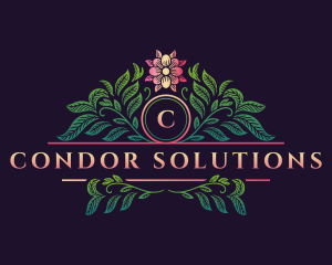 Elegant Floral Decor logo design