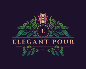 Elegant Floral Decor logo design