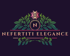 Elegant Floral Decor logo design