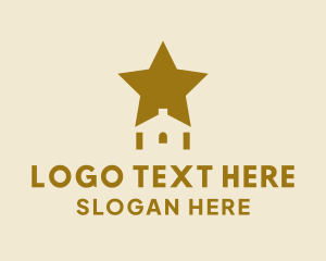 House Hunting - Gold Star Real Estate logo design