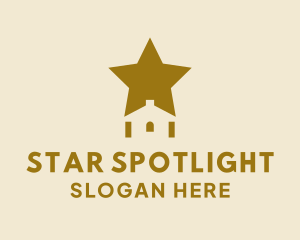 Gold Star Real Estate logo design