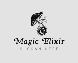 Potion - Magic Mushroom Potion logo design