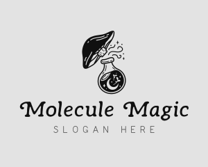 Magic Mushroom Potion  logo design