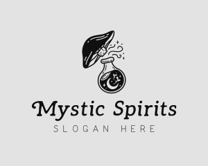 Magic Mushroom Potion  logo design