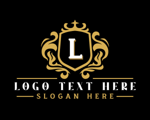 Elegant Decorative Crest Logo