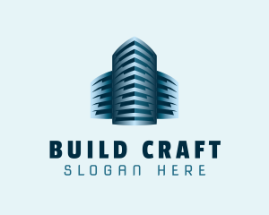 Gradient Building Property logo design