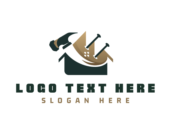 Refurbish - Hammer Tool Builder logo design