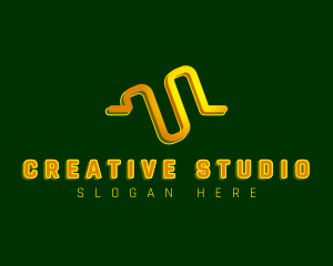 Creative Business Wave logo design