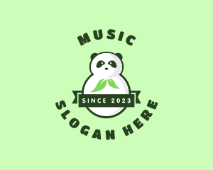 Nature Panda Leaf Logo