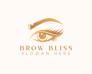 Beauty Feminine Eyelashes logo design