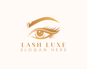 Beauty Feminine Eyelashes logo design