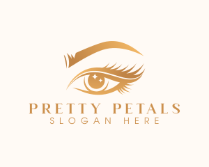 Beauty Feminine Eyelashes logo design