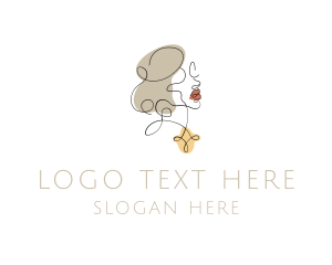 Earrings - Glamorous Beauty Jewelry logo design