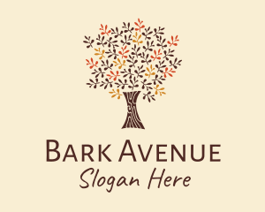 Autumn Tree Park  logo design