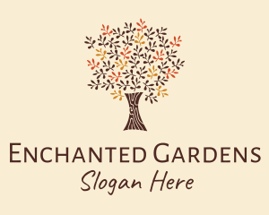 Autumn Tree Park  logo design