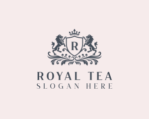 Royal Lion Crest Boutique logo design