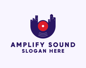 City Vinyl Sound logo design