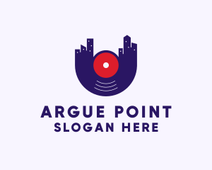 Debate - City Vinyl Sound logo design